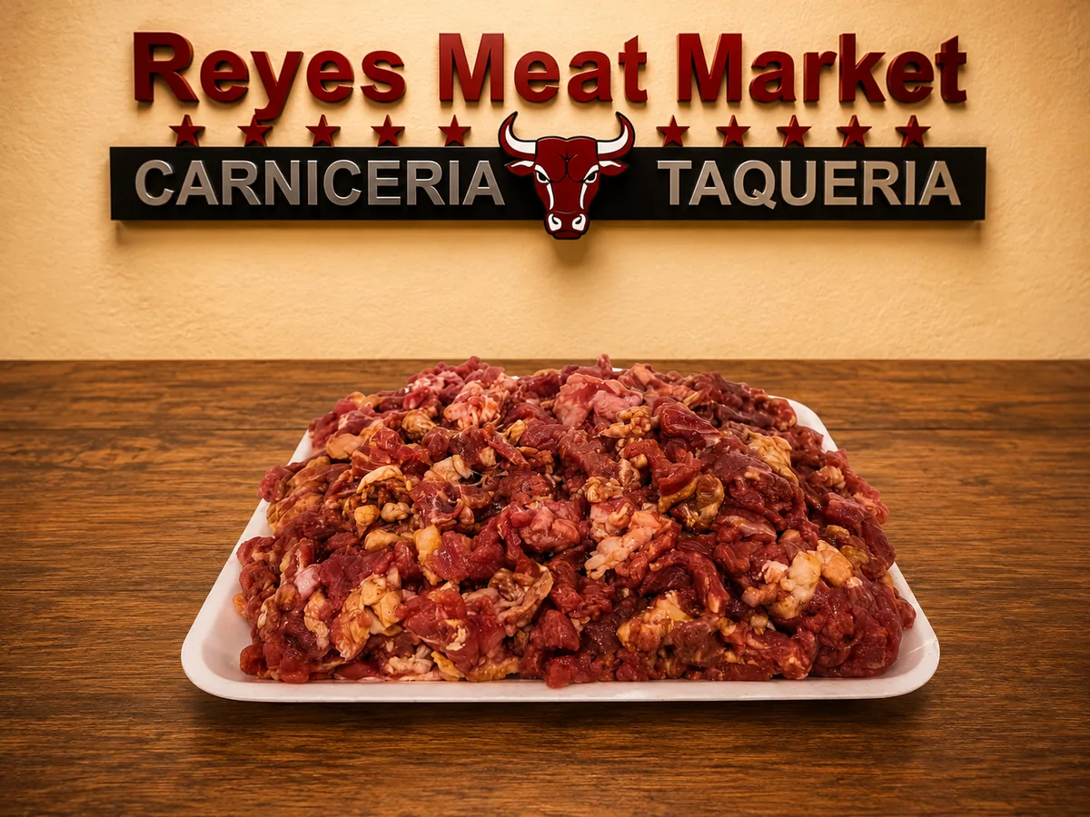 Comida y carne preparada para eventos